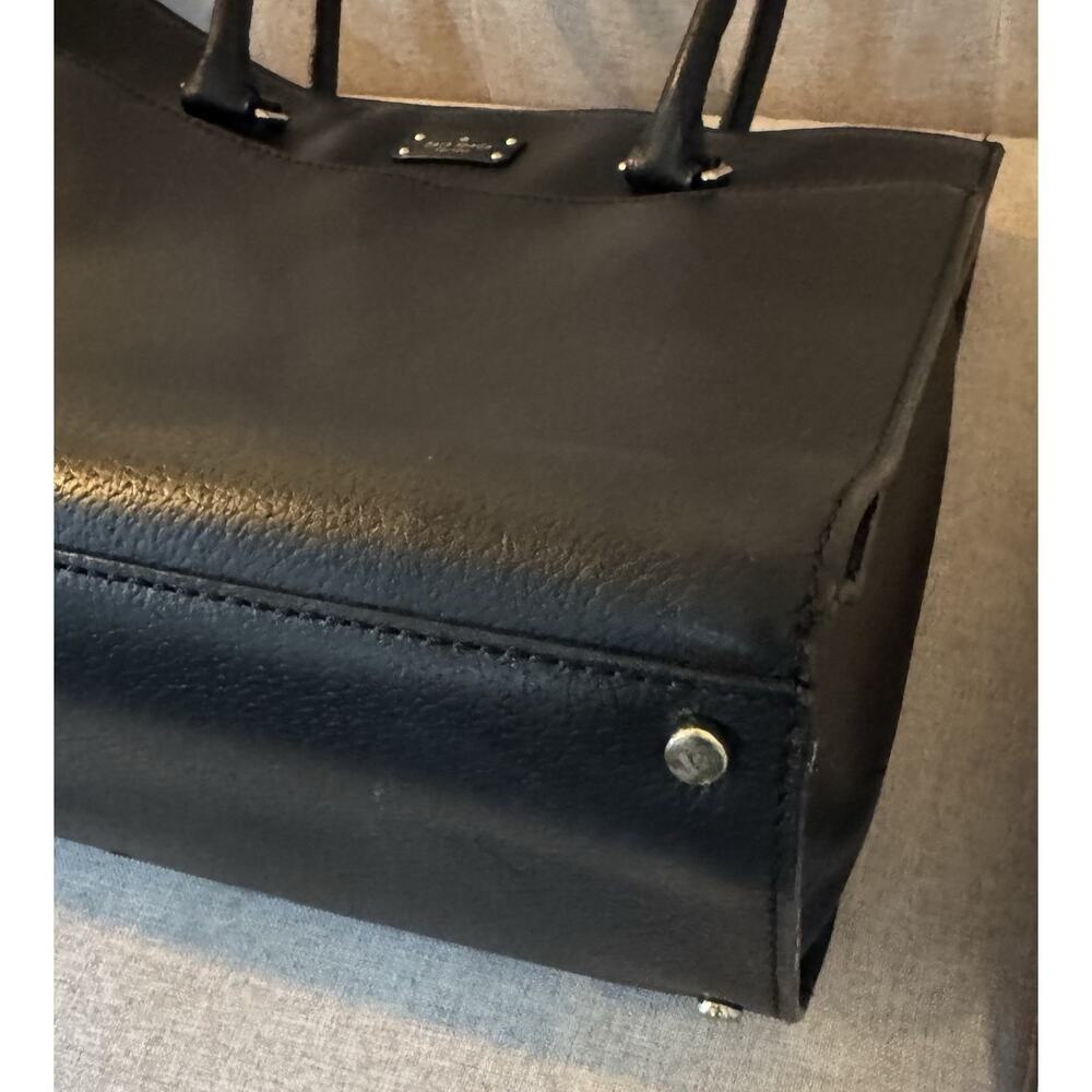 Kate Spade New York Maeve Grove Street Black Leather Tote - Picture 11 of 14